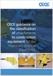 Guidance on the classification of attachments to construction equipment Guidance on the classification of attachments to construction equipment