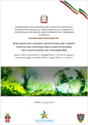 II Relazione sulla bonifica dei siti di discarica abusivi