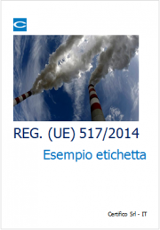 Gas a Effetto Serra: Etichettatura Prodotti e Apparecchiature Gas a Effetto Serra: Etichettatura Prodotti e Apparecchiature