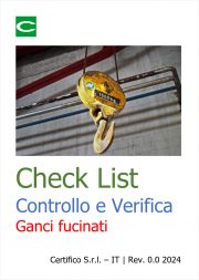 Check List: controllo e verifica ganci fucinati 