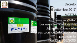 Decreto 26 settembre 2017 Decreto 26 settembre 2017
