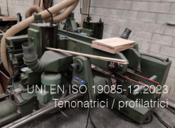 UNI EN ISO 19085-12:2023 - Tenonatrici / profilatrici