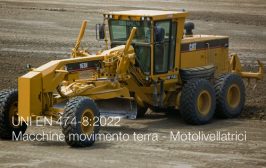 UNI EN 474-8:2022 Macchine movimento terra - Motolivellatrici