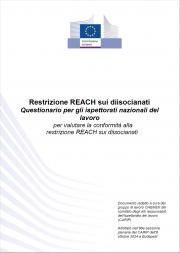 Questionario per gli ispettorati nazionali del lavoro per valutare la conformità alla restrizione REACH sui diisocianati