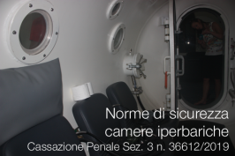 Norme di sicurezza nelle camere iperbariche