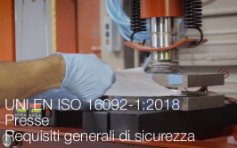 UNI EN ISO 16092-1:2018 | Presse: Requisiti generali di sicurezza UNI EN ISO 16092-1:2018 | Presse: Requisiti generali di sicurezza