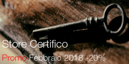 Store Certifico: Promo -20% Febbraio Store Certifico: Promo -20% Febbraio