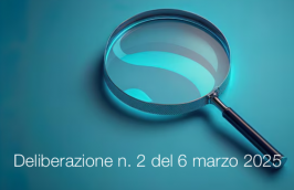 Deliberazione n. 2 del 6 marzo 2025 