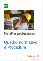 Malattie professionali: quadro normativo e procedure Malattie professionali: quadro normativo e procedure