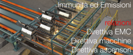 Requisiti di Immunità / Emissione: Direttiva EMC, Macchine e Ascensori Requisiti di Immunità / Emissione: Direttiva EMC, Macchine e Ascensori