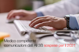 Medico competente comunicazioni dati All 3B sospese per il 2021