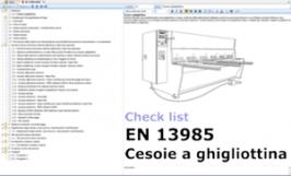 Check list EN 13985 Cesoie a ghigliottina Check list EN 13985 Cesoie a ghigliottina