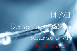 REACH: Decisioni autorizzazioni sostanze 15.02.2016 REACH: Decisioni autorizzazioni sostanze 15.02.2016