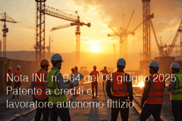 Nota INL n. 964 del 04 giugno 2025