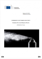 Evaluation of the Aerosol Dispensers Directive | 2018 Evaluation of the Aerosol Dispensers Directive | 2018