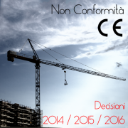 Decisioni di ritiro dal mercato Non conformità CE 2014/1015/2016 Decisioni di ritiro dal mercato Non conformità CE 2014/1015/2016