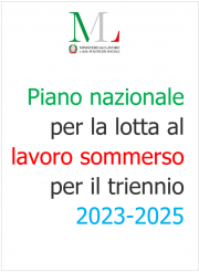 Piano nazionale per la lotta al lavoro sommerso per il triennio 2023-2025