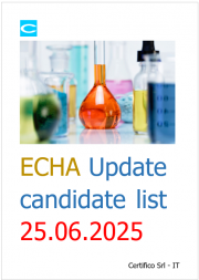 ECHA: Update candidate list 25.06.2025