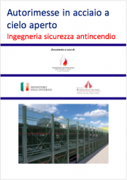 Verifica strutturale antincendio autorimessa fuori terra in acciaio
