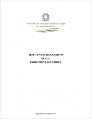 Testo unico ricognitivo della produzione elettrica (TUP)