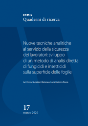 Metodo di analisi fungicidi e insetticidi sulla superficie delle foglie Metodo di analisi fungicidi e insetticidi sulla superficie delle foglie