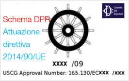 Schema DPR attuazione direttiva 2014/90/UE Schema DPR attuazione direttiva 2014/90/UE