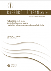 Rapporto ISTISAN 25/9 - Radioattività nelle acque destinate al consumo umano