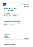 IEC 60335-1 Sicurezza degli apparecchi elettrici d'uso domestico e similare 