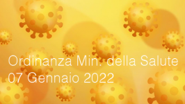 Ordinanza Ministero della Salute 7 gennaio 2022 