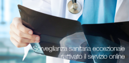 Sorveglianza sanitaria eccezionale: riattivato il servizio online