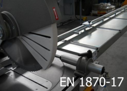 Decisione di esecuzione (UE) 2015/16: EN 1870-17 Troncatrici radiali Decisione di esecuzione (UE) 2015/16: EN 1870-17 Troncatrici radiali