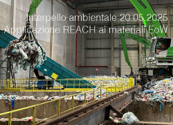 Interpello ambientale 20.05.2025 - Applicazione disciplina REACH ai materiali EoW