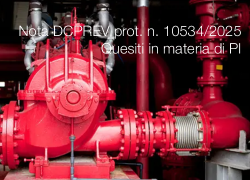 Nota DCPREV prot. n. 10534 del 24.06.2025 / Quesiti in materia di prevenzione incendi