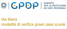 Garante Privacy: Via libera modalità di verifica green pass scuole