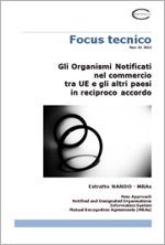 Gli Organismi Notificati nel commercio UE extra UE Gli Organismi Notificati nel commercio UE extra UE