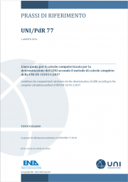 UNI/PdR 77:2024 - Linee guida calcolo computerizzato LENI