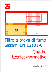 Filtro a prova di fumo e sistemi EN 12101-6