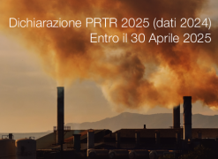 Dichiarazione PRTR 2025 (dati 2024) | Entro il 30 Aprile 2025