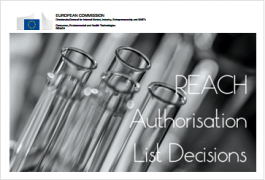 REACH Authorisation Decisions List / Last update: 23.05.2025