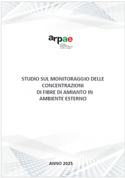 Studio monitoraggio concentrazioni di fibre di amianto in ambiente esterno