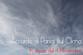 Accordo di Parigi sul clima: entra in vigore il 4 novembre 2016