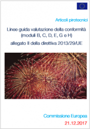 Linee guida valutazione conformità Allegato II direttiva 2013/29/UE