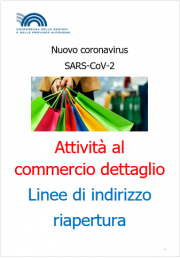 Linee di indirizzo riapertura Commercio al dettaglio