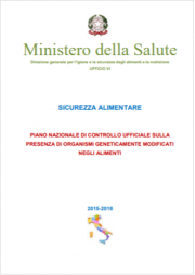 Piano nazionale OGM 2015-2018 Piano nazionale OGM 2015-2018