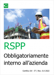 RSSP obbligatoriamente interno all'azienda RSSP obbligatoriamente interno all'azienda