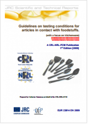 Guidelines on testing conditions for articles in contact with foodstuffs Guidelines on testing conditions for articles in contact with foodstuffs