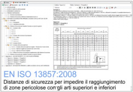 EN ISO 13857:2008 Distanze di sicurezza zone pericolose arti EN ISO 13857:2008 Distanze di sicurezza zone pericolose arti