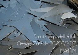 Circolare applicazione DM 264/2016 sottoprodotti Circolare applicazione DM 264/2016 sottoprodotti