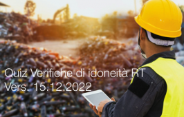 Quiz Verifiche di idoneità del Responsabile Tecnico - Vers. 15.12.2022