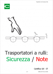 Trasportatori a rulli: Sicurezza / Note